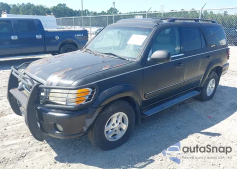 2001 Toyota Sequoia Limited V8 z USA, uszkodzony, nr VIN 5TDZT38A51S056396